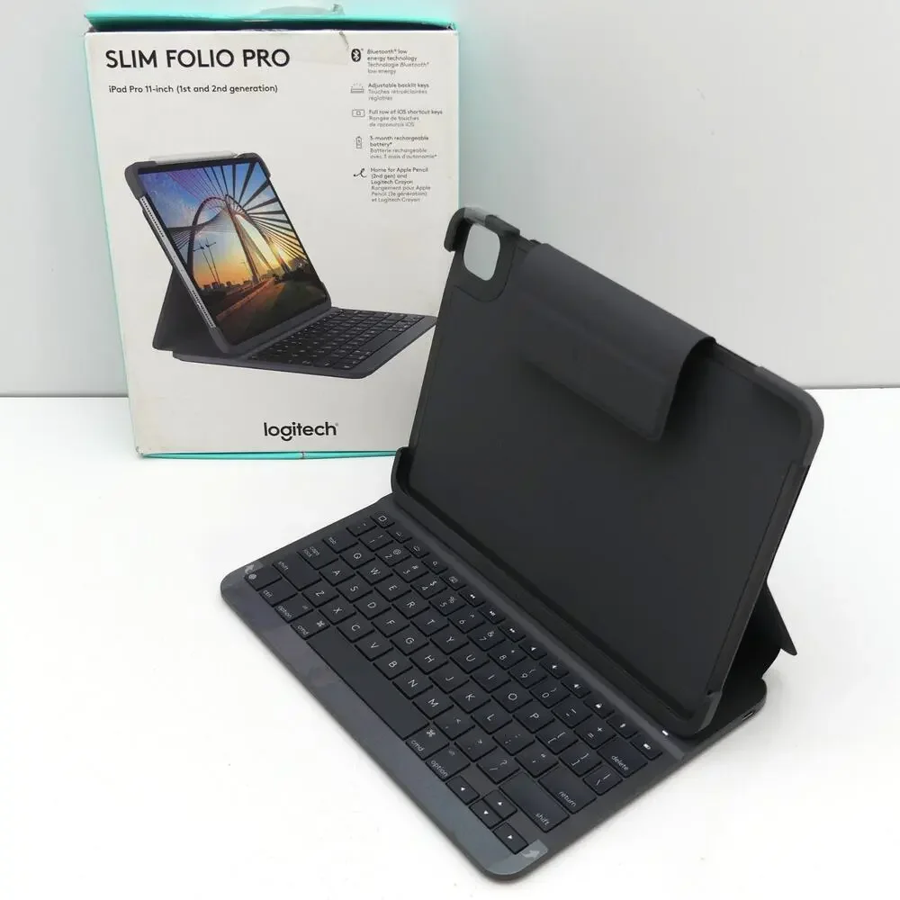Logitech Slim Folio Pro Keyboard Case for iPad Pro 11